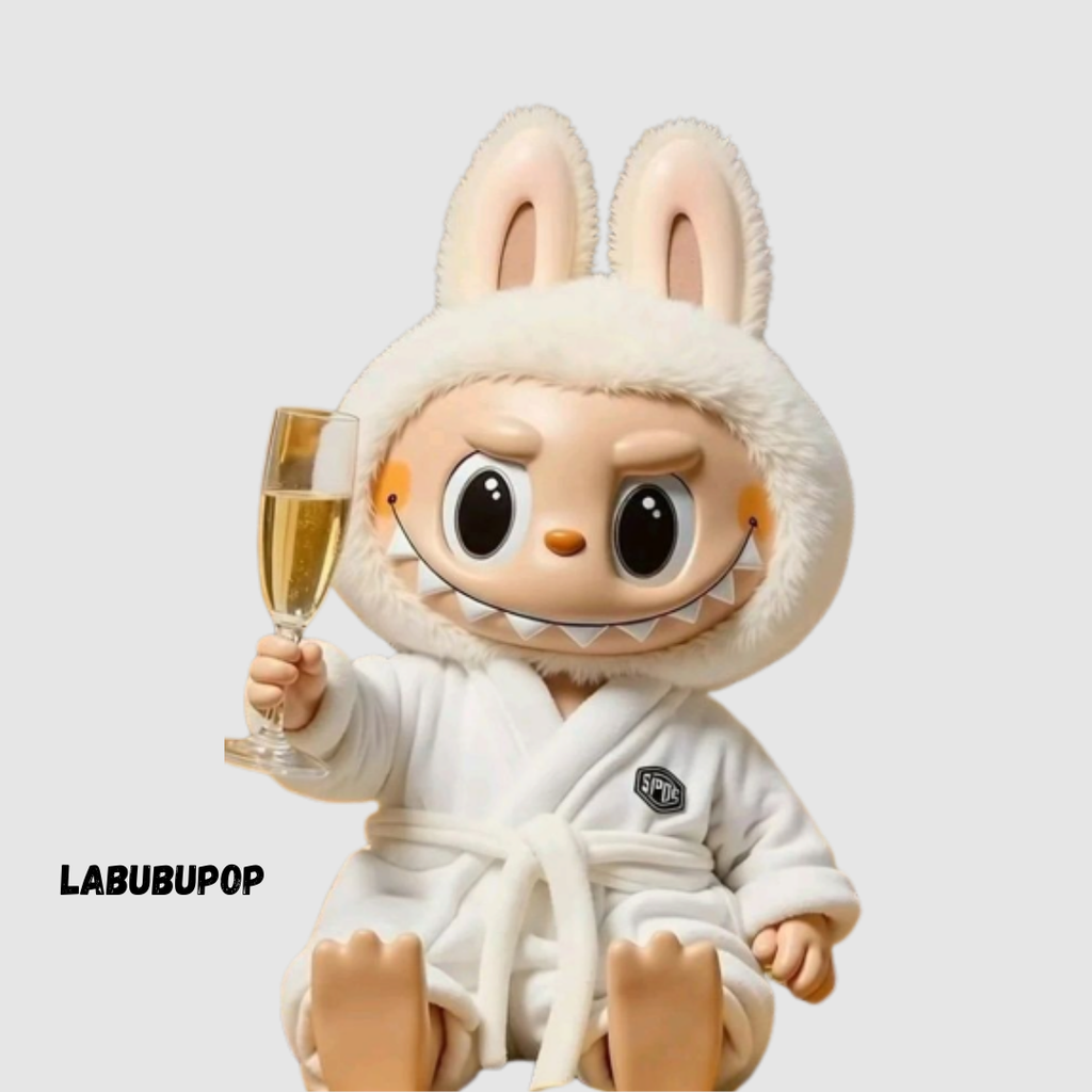 POP MART The Monsters Labubu and Zimomo Angel in Clouds Collectible Figure